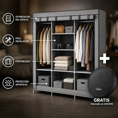 SmartCloset Armable + Aspiradora BotClean (REGALO)