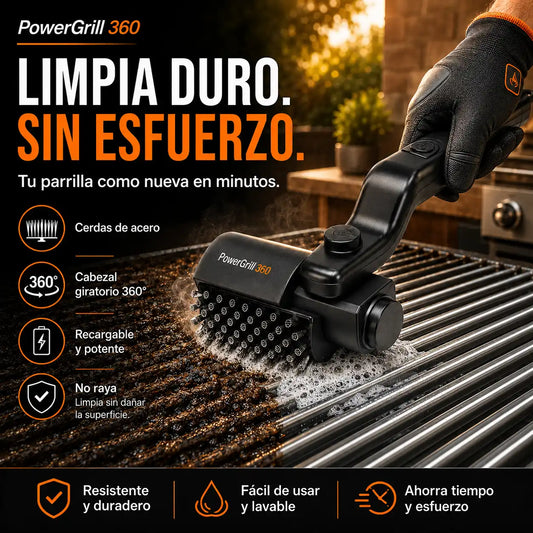 PowerGrill 360 - Cepillo Electrico Giratorio