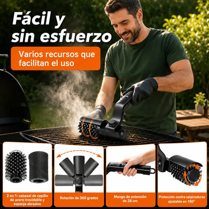 PowerGrill 360 - Cepillo Electrico Giratorio