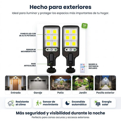 Compre 1 y LLÉVATE 2 - Solarium LED - Reflector Solar Inteligente