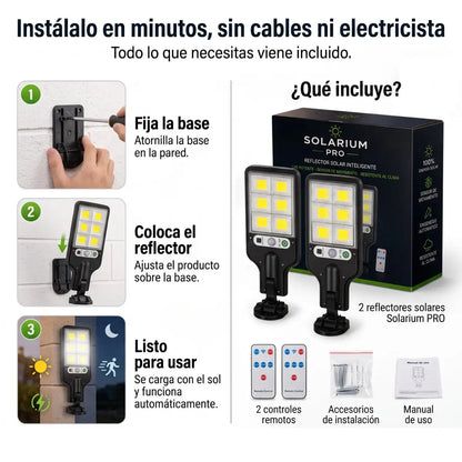 Compre 1 y LLÉVATE 2 - Solarium LED - Reflector Solar Inteligente