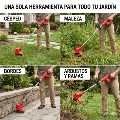 *Kit TurboBlade PRO* (Edición Jardín Impecable) - Desbrozadora 3 en 1 + 2ª Batería GRATIS + Pack PRO de 7 Accesorios GRATIS